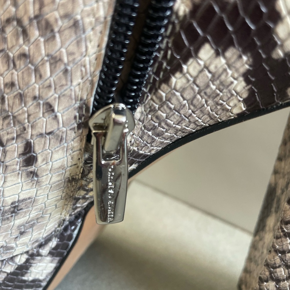Vince Camuto Python Platform Booties - image 8